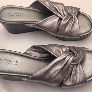 Michelle D wedge sandals, size 8